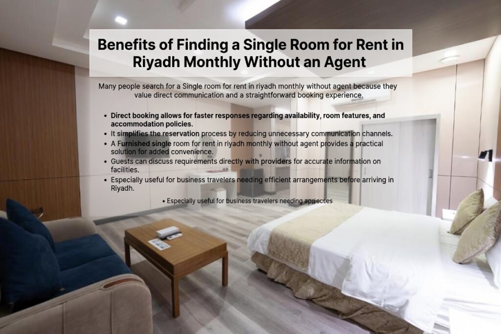 Single Room for Rent in Riyadh Monthly Without an Agent