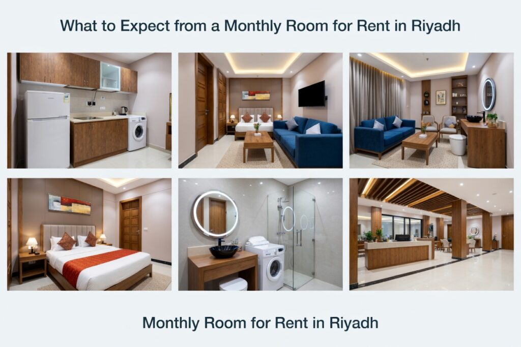 What to Expect from a Monthly Room for Rent in Riyadh