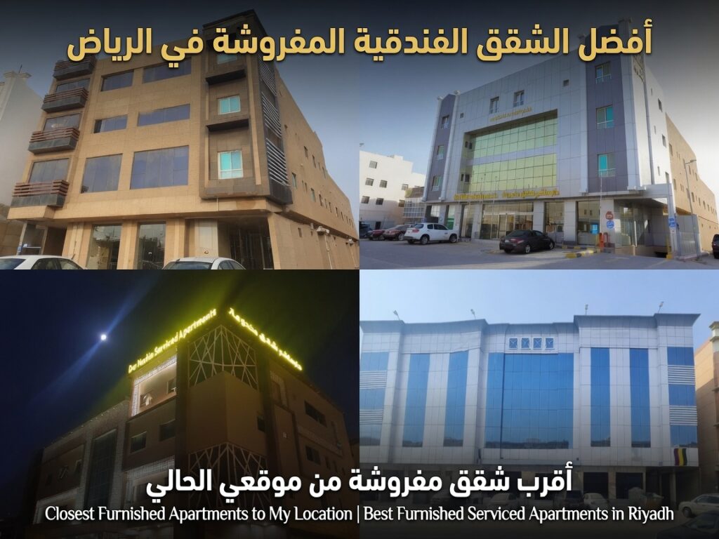 اقرب شقق مفروشة من موقعي الحالي