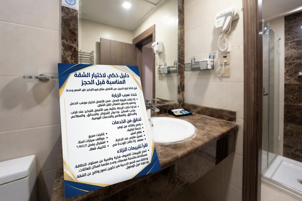 دليل ذكي لاختيار الشقة المناسبة قبل الحجز